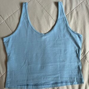 Hollister Light Blue Cropped Tank Top